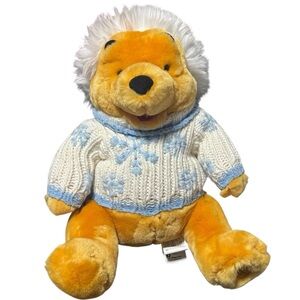 Winnie the Pooh Bear Plush Winter Winnie Disney Store Exclusive